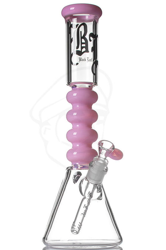Black Leaf Beaker - Pink.