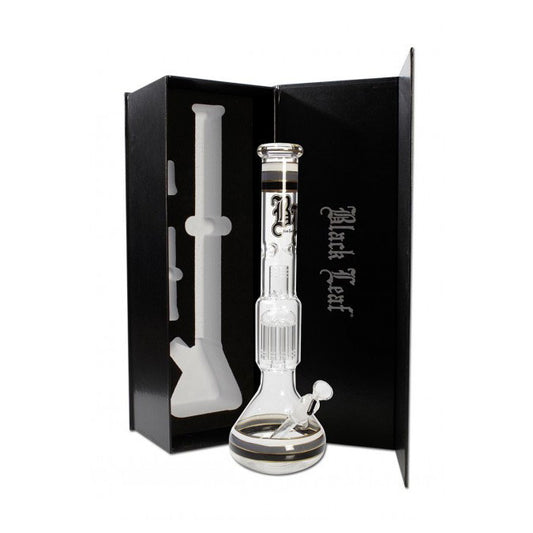 Black Leaf Boxed 10 Arm Tree Perc Beaker