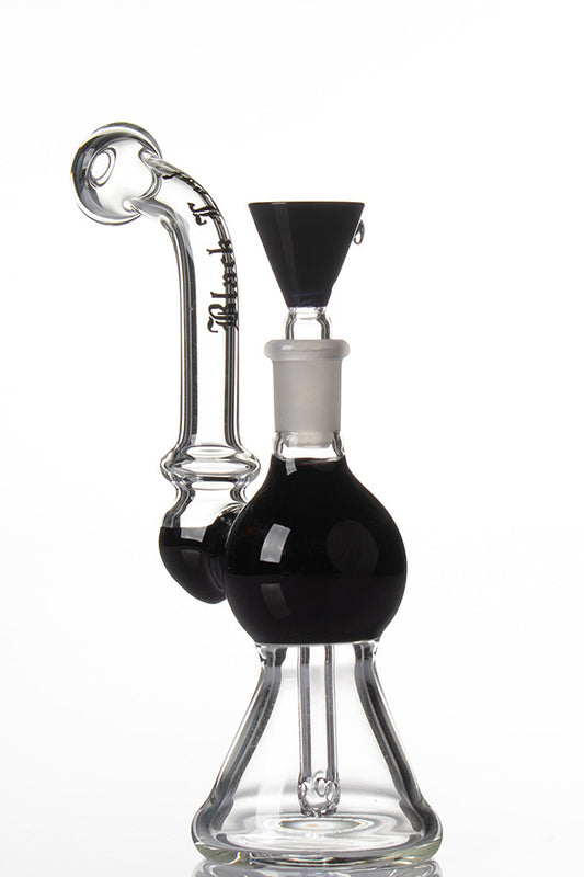 Black Leaf Bubbler Dab Rig - Quartz.