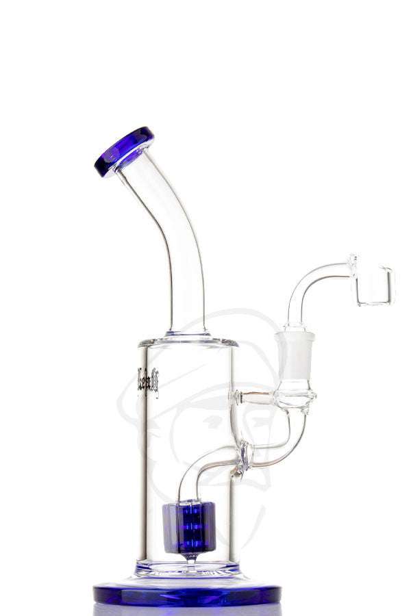 Black Leaf Drum Perc Dab Rig - Blue – Beefy's Bongs