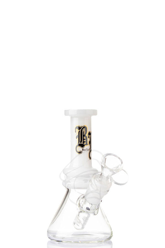 Black Leaf Mini-Bubbler Beaker White.