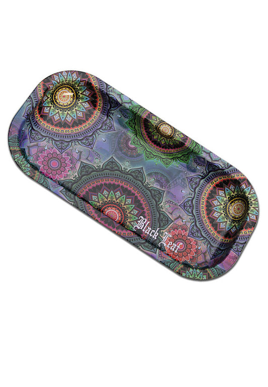 Black Leaf Mini Tray - Mandala.
