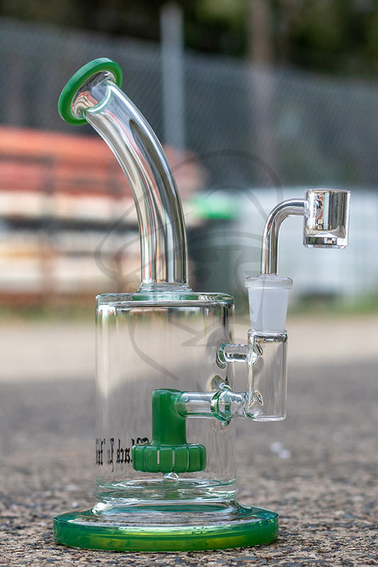 Black Leaf Oil Dab Rig Quartz - outside view.