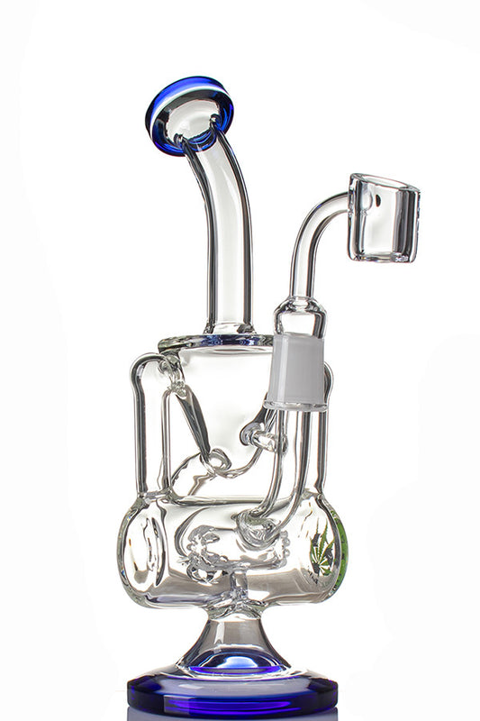 Black Leaf Recycler Quartz - Blue.