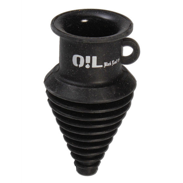 Black Leaf Silicone Mouthpiece - Black