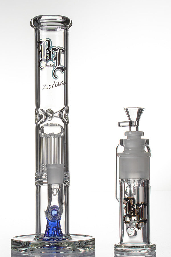 Black Leaf Zorbass 10 Arm Tree Perc with Pre Cooler - detail view.
