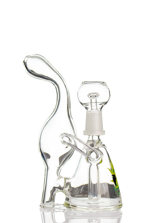 Black Leaf Recycle Bubbler 15cm rig