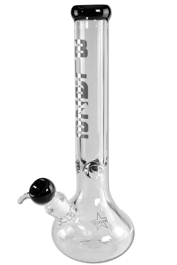 Blaze Glass Belly Bong 9mm - Black – Beefy's Bongs