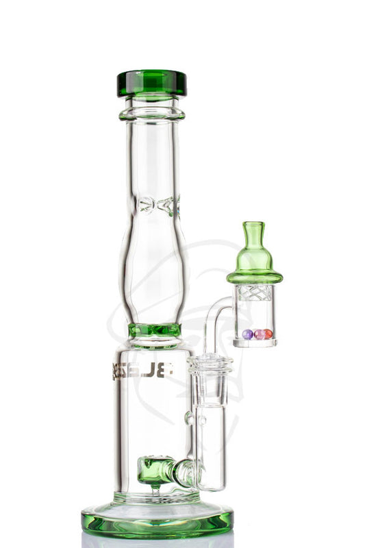 Blaze Glass Dab Rig Set Green.