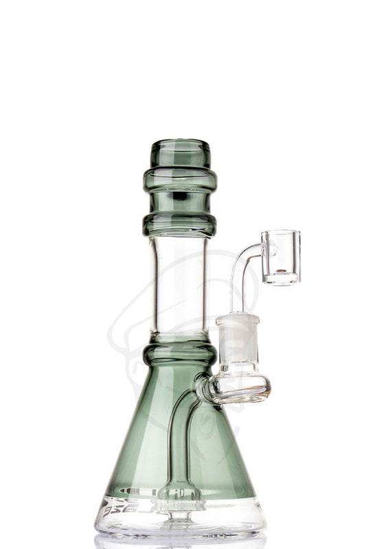 Blaze Glass Shower Head Dab Rig - Grey.