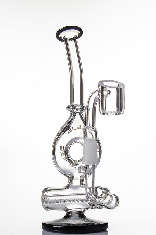 Blaze Mini Donut Dab Rig - Quartz.