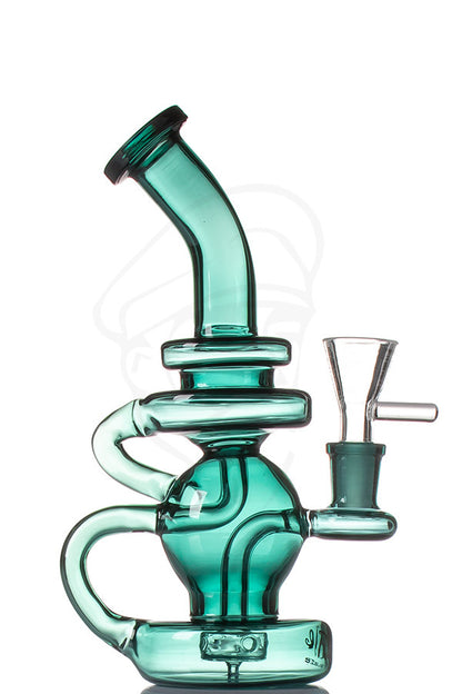 Blaze Recycle Rig Green - Bowl view.