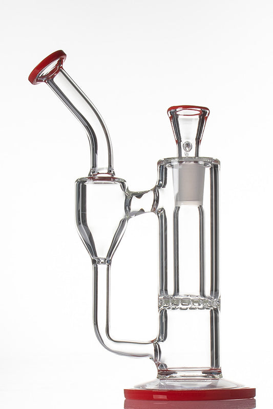 Blaze Recycler Quartz Rig Red - bowl detail.