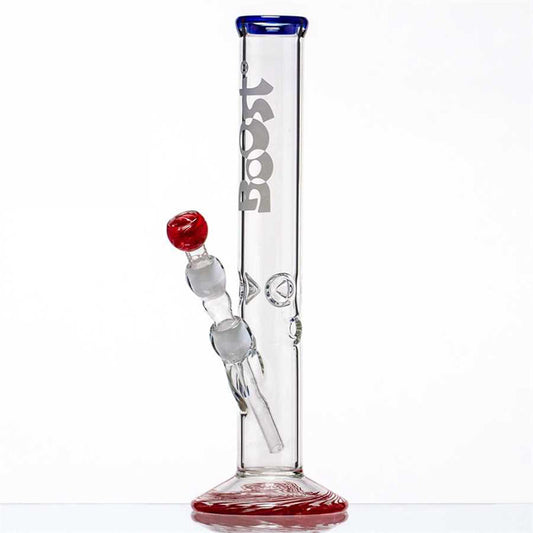 Boost Cane Cylinder Ice Bong 'Blue & Red