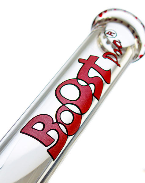 Boost Pro Bouncer Ice Bong 7mm - label detail