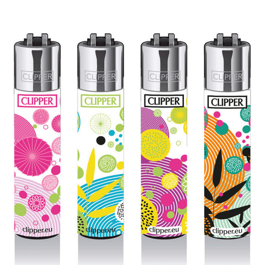 Clipper Lighter - Fluo Flowers