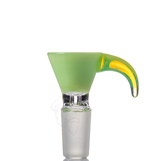 Coloured Horned Glass Cone 14mm - Slyme.