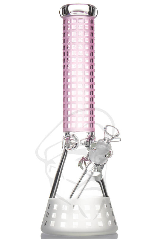 Cubic Blasted Beaker - Pink.