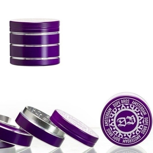 Dope Bros Grinder 50mm 4 part - Purple.