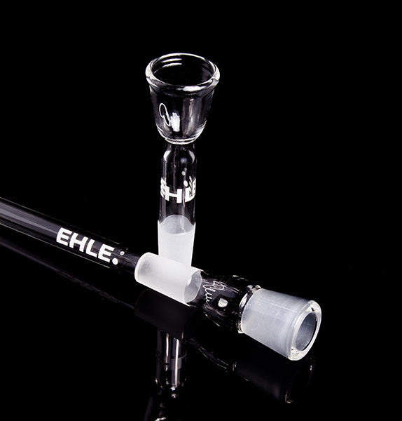 EHLE 500ml Bent Ice orange - downstem and glass bowl cone (included)