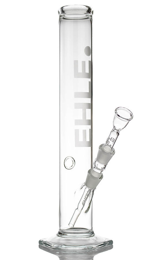 EHLE 500ml Straight 'Frosted glass bong