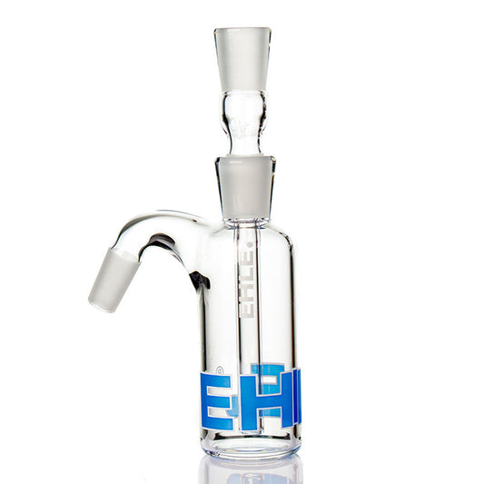 An EHLE glass Pre-Cooler 14mm with a Blue label