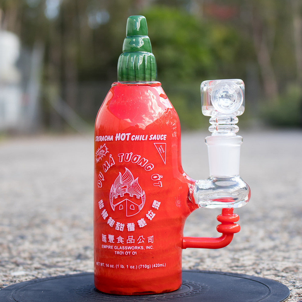 Empire Glass Mini Rig - Sriracha Bottle