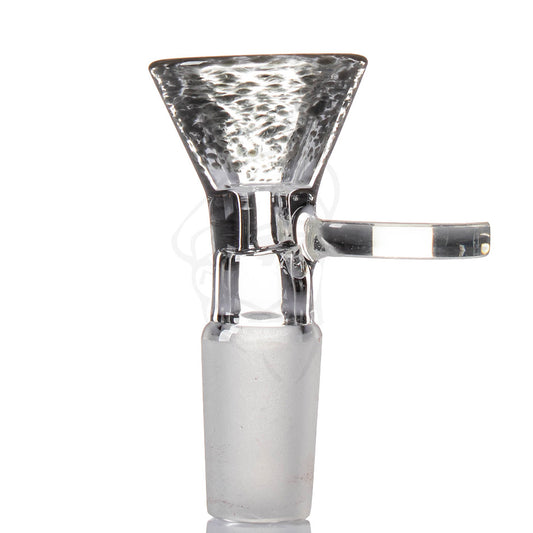 Frit Glass Cone Piece 14mm - Black.