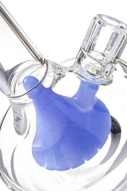 Genie Bottle Bong Jade Blue - Percolator detail.