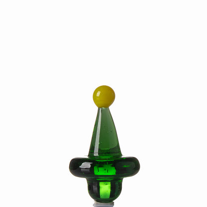 Glass Carb Cap - Green.