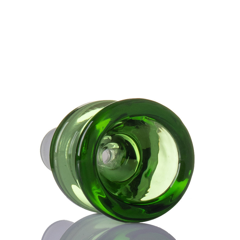 Glass Cone 14mm Green - Detail.