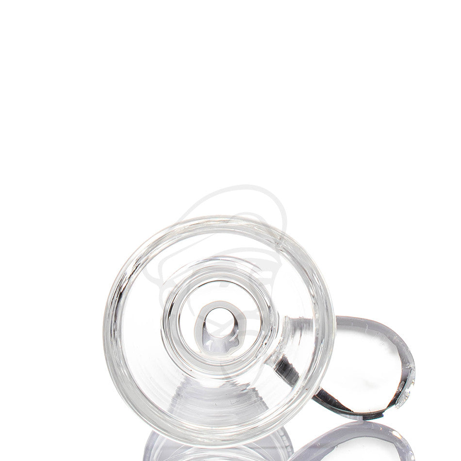 Glass Handle Bowl 18mm Female - detail view.