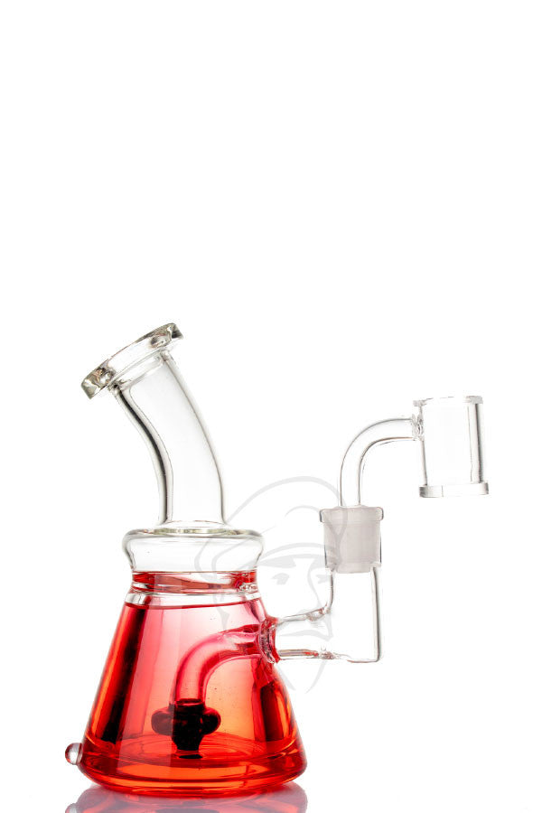 Glyco Dab Rig Red - Side view.