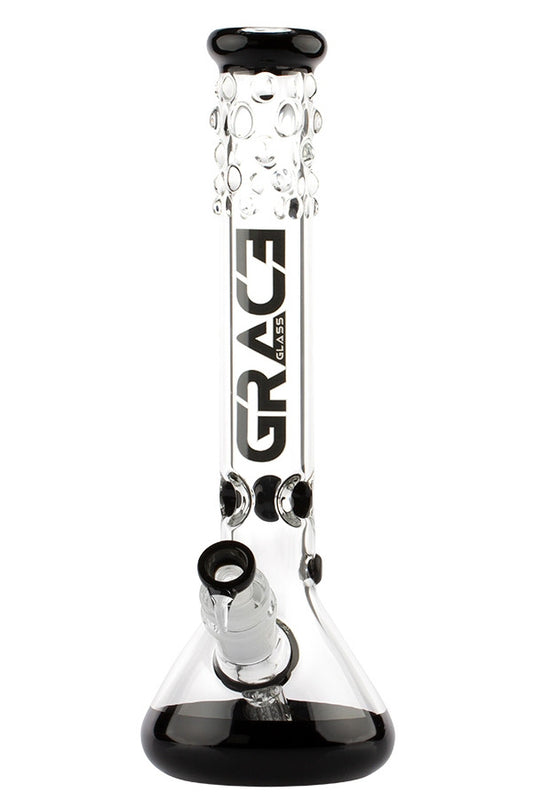 Grace Glass 40cm 7mm Beaker - Black.