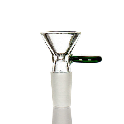 Grace Glass Cone with Handle 14mm - Green