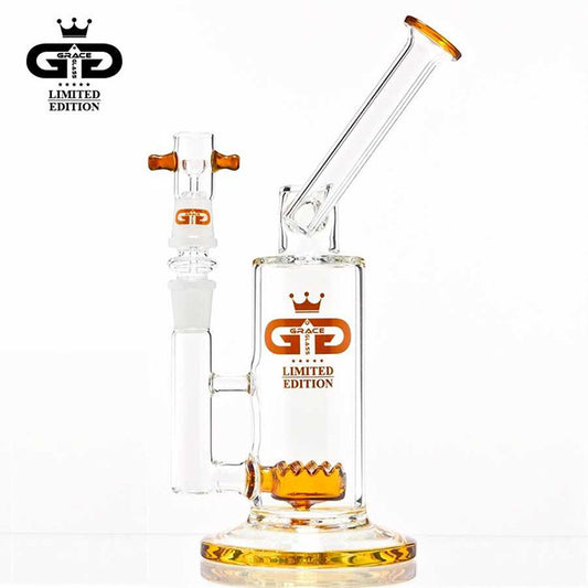 Grace Glass Limited Edition Bubbler - Amber