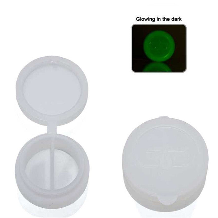 Grace Glass Silicone Container 40mm - Glow in the Dark