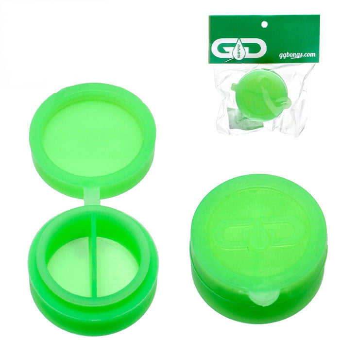 Grace Glass Silicone Container 40mm - Green