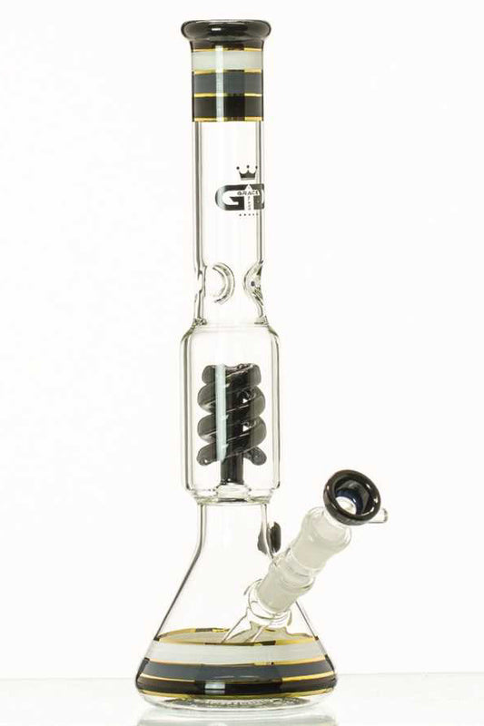 Grace Glass Spiral Perc Beaker