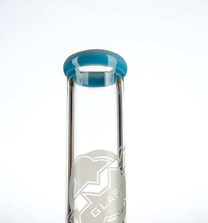 HVY 16 inch Beaker Sky Blue - logo detail