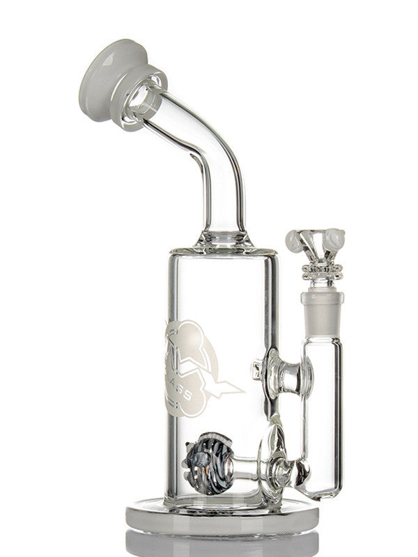 HVY Fish Perc Bubbler Black and White