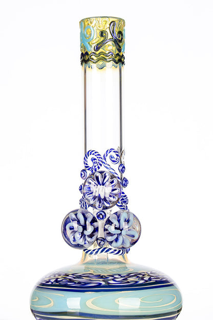 HVY Mini Worked Bubble Beaker Blue - detail