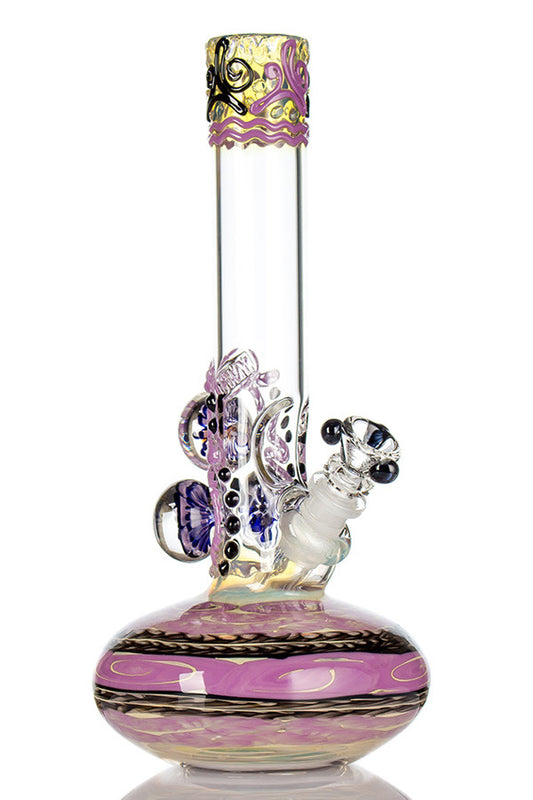 HVY Mini Worked Bubble Beaker Purple 