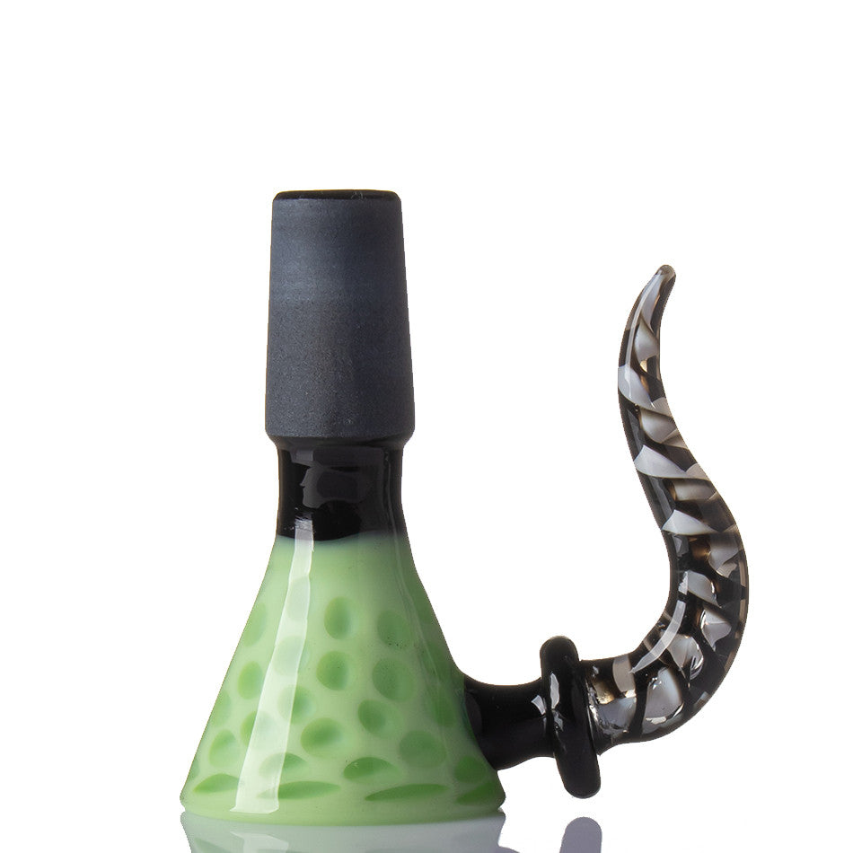 Horned Glass Cone 14mm Slyme Large - Detail.