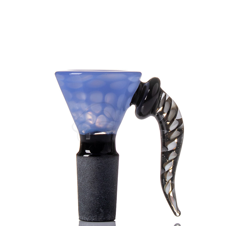 Horned Glass Cone 14mm - Light Blue.