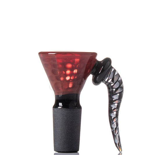 Horned Glass Cone 14mm - Red.