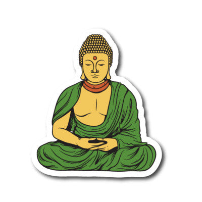 Budhar Sticker Japanese Buddha Sticker – Beefy's Bongs
