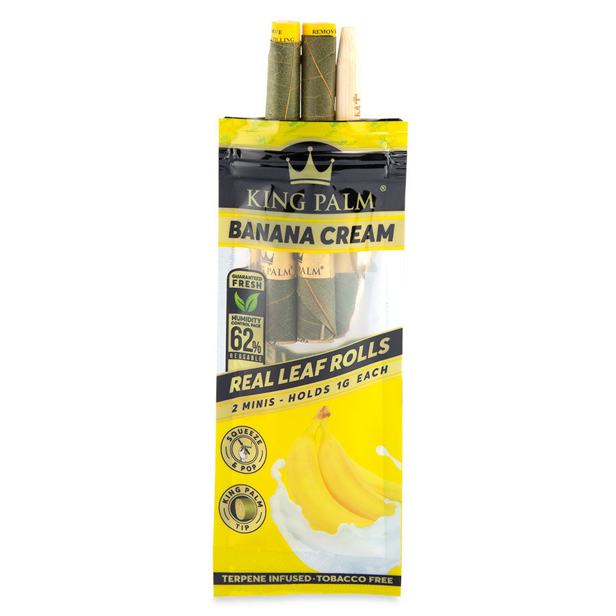 King Palm Mini 2 Pack Banana Cream.