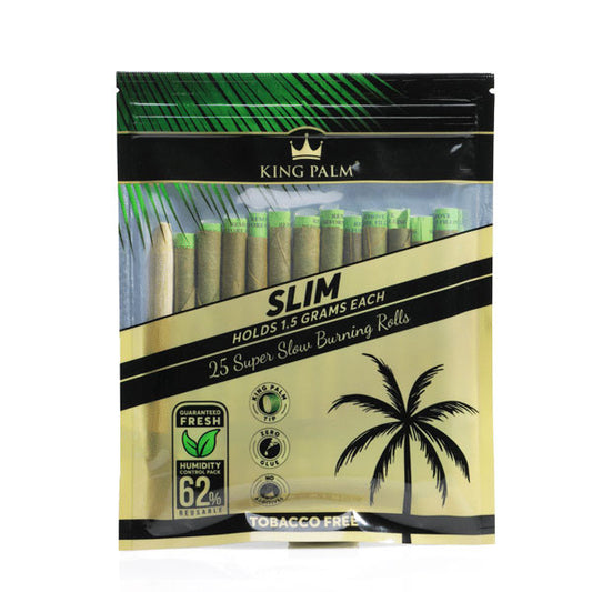 King Palm Super Slow Burning Wraps - Slim 25 Pack