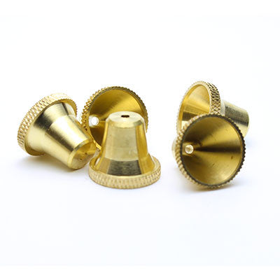 Large Bonza Brass Cone - detail